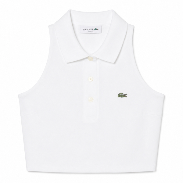 Lacoste T-shirts hauts et polos Blanc - polo sans manches en piqu - L - Ref 67 €